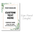 Add Headline Text BigBoss Portable Custom Sidewalk Sign