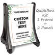 Add Headline Text BigBoss Portable Custom Sidewalk Sign