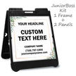 Add Headline Text BigBoss Portable Custom Sidewalk Sign