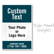 Add Logo Company Name BigBoss Portable Custom Sidewalk Sign