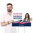 Add Name Image And Position Custom Vote Yard Sign
