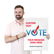 Add Your Disclaimer And Message Custom Vote Yard Sign