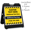 Add Your Text BigBoss Portable Custom Sidewalk Sign