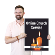 Add Your Text Online Church Service Yard Religious Sign