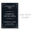 Come In We Are Open BigBoss Portable Custom Sidewalk Sign