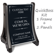 Come In We Are Open BigBoss Portable Custom Sidewalk Sign