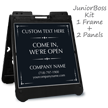 Come In We Are Open BigBoss Portable Custom Sidewalk Sign