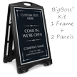 Come In We Are Open BigBoss Portable Custom Sidewalk Sign