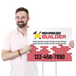 Custom Advanced Builder Add Text Contact Number