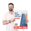 Custom Buy Your Dream Home Real Estate Yard Sign