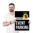 Custom Event Parking Sign Add Location And Price