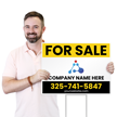 Custom For Sale Sign Add Company Name Contact Website
