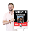 Custom For Sale Yard Sign Add Agent Company Contact QR