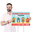 Custom Home For Sale Real Estate Yard Sign