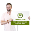 Custom Horizontal Gardening Add Company Name Logo