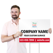 Custom Horizontal Logo Add Text Company Name Contact
