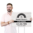 Custom Horizontal Stump Grinding Add Company Name Number