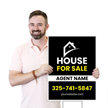 Custom House For Sale Sign Add Agent Name Contact Website
