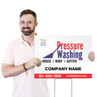 Custom Pressure Washing Logo Add Name Contact Number