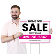 Custom Real Estate Home For Sale Yard Sign