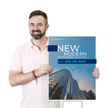 Custom Real Estate New Apartments Vertical Yard Sign