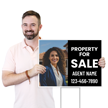 Custom Real Estate Yard Sign Add Agent Name And Image