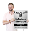 Custom Safeplace Storage Sign Add Text Contact Number