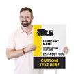 Custom Vertical Add Company Name Custom Text Number Logo