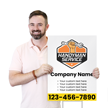 Custom Vertical Handyman Service Add Text Name Number