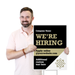 Custom Vertical We Are Hiring Add Your Text Yard Sign