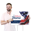Custom Welcome Home Yard Sign Add Your Name