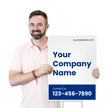 Custom Yard Sign Add Your Business Name Number Website