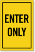 Enter Only Bigboss A Frame Sign Panel