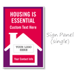 Housing Is Essential BigBoss Portable Custom Sidewalk Sign