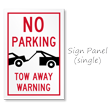 No Parking Tow Away BigBoss Portable Custom Sidewalk Sign