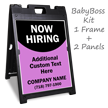 Now Hiring BigBoss Portable Custom Sidewalk Sign