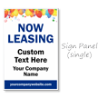 Now Leasing BigBoss Portable Custom Sidewalk Sign