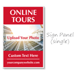 Online Tours BigBoss Portable Custom Sidewalk Sign