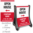 Open House BigBoss Portable Custom Sidewalk Sign