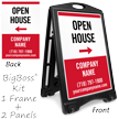 Open House BigBoss Portable Custom Sidewalk Sign