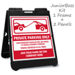 Private Parking Only BigBoss Portable Custom Sidewalk Sign