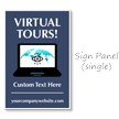 Virtual Tours BigBoss Portable Custom Sidewalk Sign