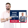 Vote Add Image Name And Position Custom Vote Yard Sign