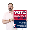 Vote For Governor Add Website And Name Message Yard Sign