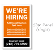 We Are Hiring BigBoss Portable Custom Sidewalk Sign