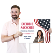 Your Vote Counts Add Name Position Custom Yard Sign