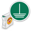 ISO Connect Earth Terminal Ground Grab a Labels Dispenser Box