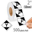 Y' Limited Quantity Labels Roll For Air Freight