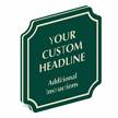 Add Custom Headline And Instructions PermaCarve Sign