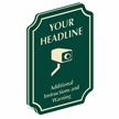 Add Custom Video Surveillance Message PermaCarve Sign
